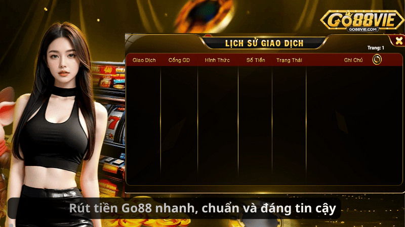 Rút tiền Go88 nhanh, chuẩn và đáng tin cậy