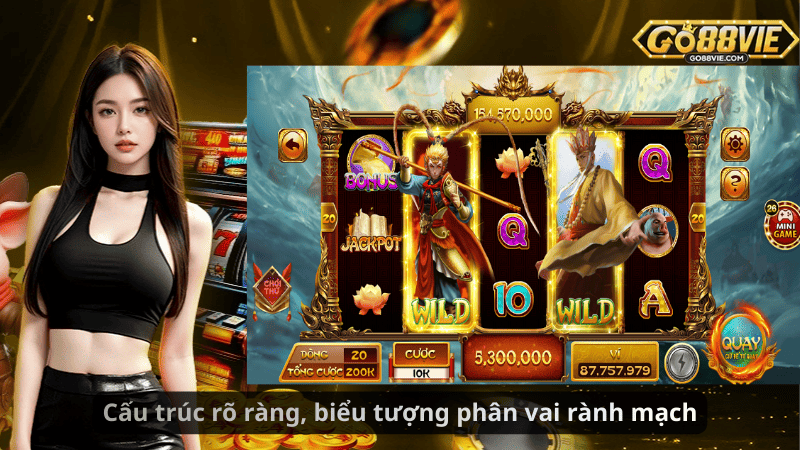 Cấu trúc rõ ràng, biểu tượng phân vai rành mạch