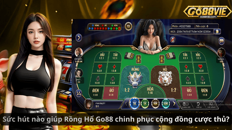 Sức hút nào giúp Rồng Hổ Go88 chinh phục cộng đồng cược thủ?